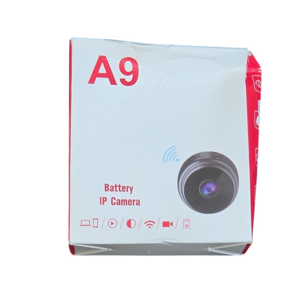 A9 Mini WiFi Security Camera Wireless 1080p HD IP Nanny Cam Magnetic Black